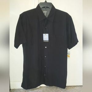 Van Heusen Black Button Shirt